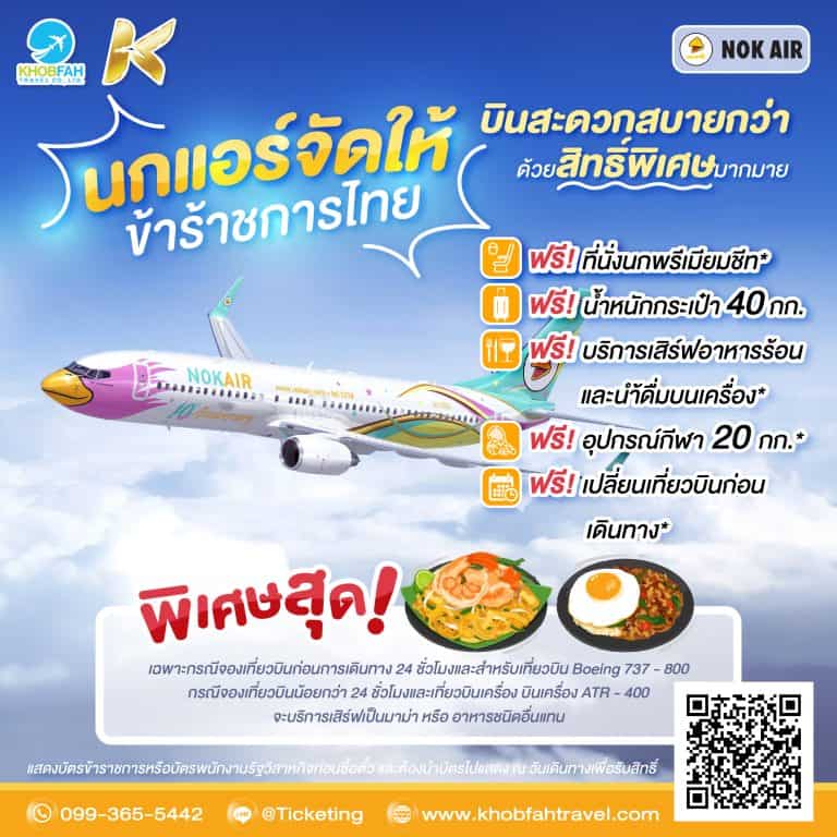 Nok Air Government Ticket